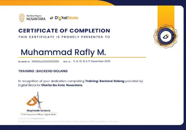 Training: Backend Golang