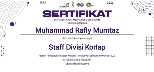 Staf Divisi Korlap